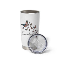 Butterfly Of Freedom American Pride Tumbler Cup