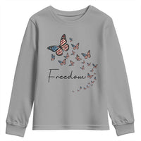 Butterfly Of Freedom American Pride Youth Sweatshirt