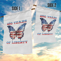 Patriotic Butterfly Garden Flag 250 Years Of Liberty