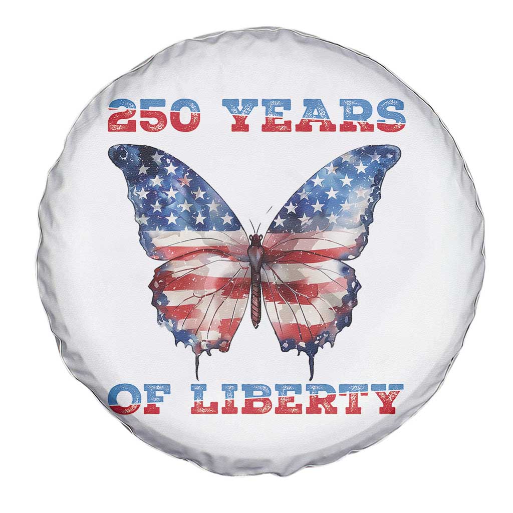Patriotic Butterfly Spare Tire Cover 250 Years Of Liberty