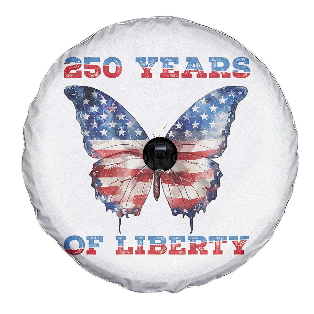 Patriotic Butterfly Spare Tire Cover 250 Years Of Liberty