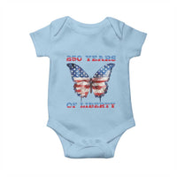 Patriotic Butterfly Baby Onesie 250 Years Of Liberty