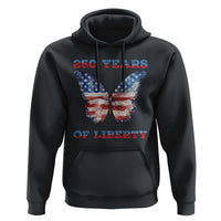 Patriotic Butterfly Hoodie 250 Years Of Liberty