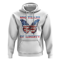 Patriotic Butterfly Hoodie 250 Years Of Liberty