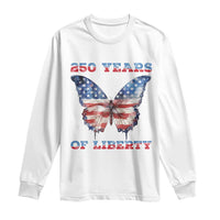 Patriotic Butterfly Long Sleeve Shirt 250 Years Of Liberty