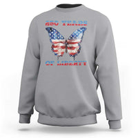 Patriotic Butterfly Sweatshirt 250 Years Of Liberty