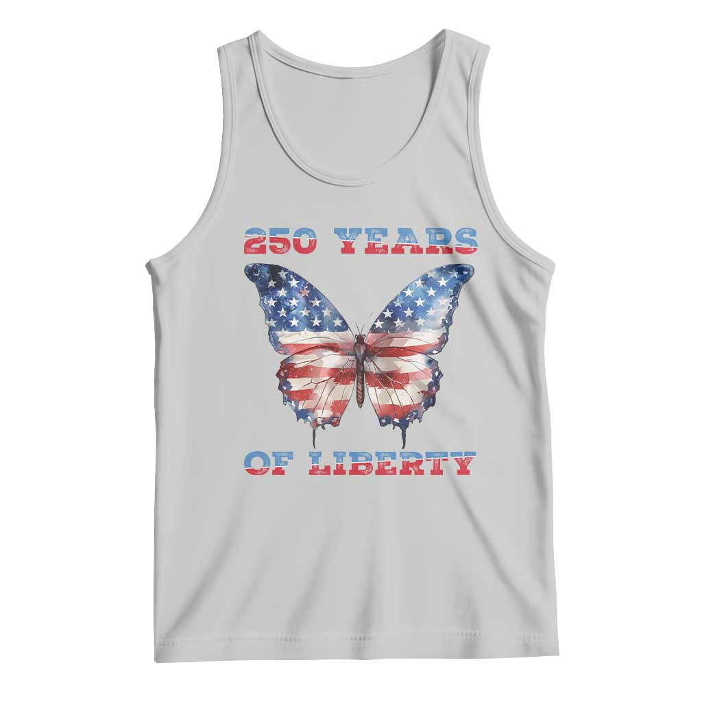 Patriotic Butterfly Tank Top 250 Years Of Liberty