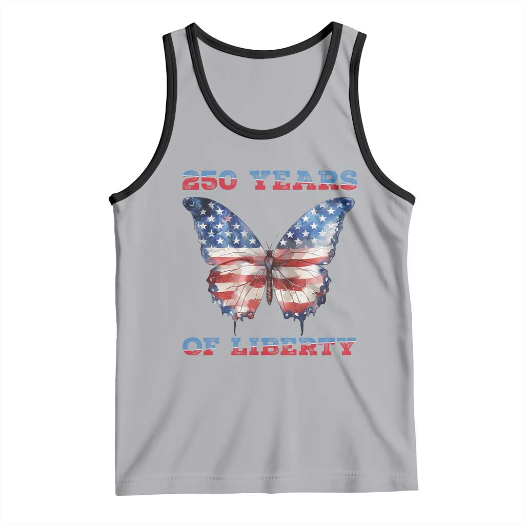 Patriotic Butterfly Tank Top 250 Years Of Liberty