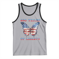 Patriotic Butterfly Tank Top 250 Years Of Liberty