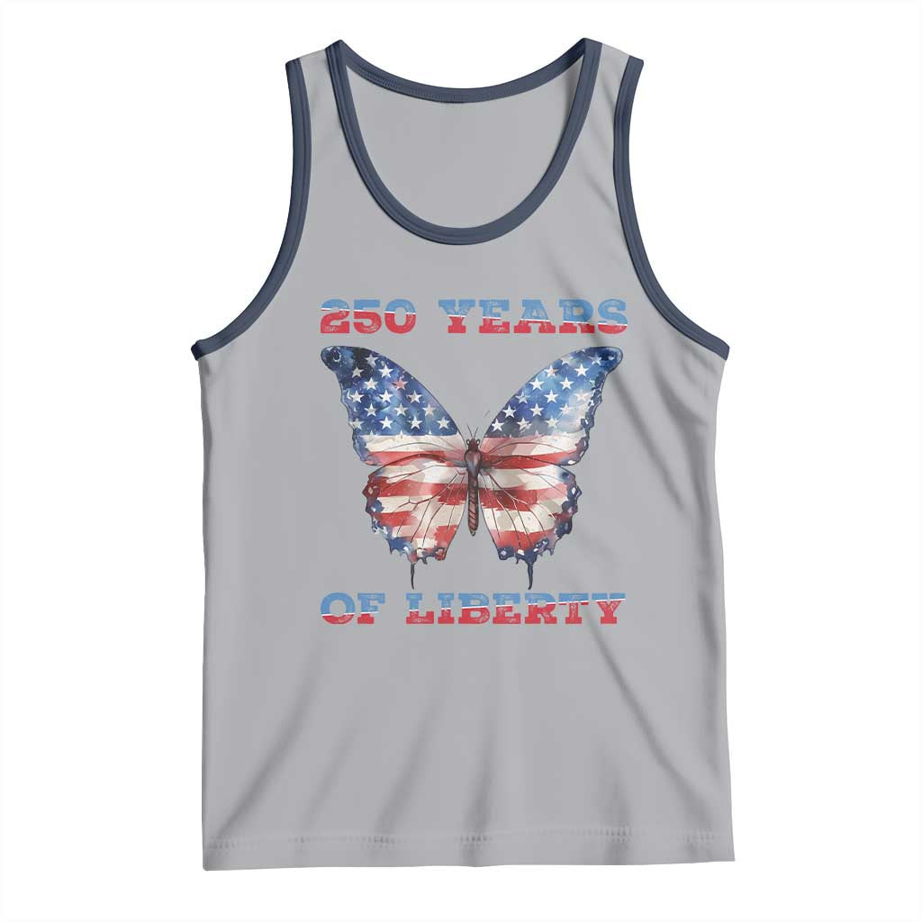 Patriotic Butterfly Tank Top 250 Years Of Liberty