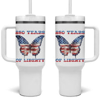 Patriotic Butterfly Tumbler With Handle 250 Years Of Liberty