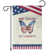 Patriotic Butterfly Garden Flag 250 Years Of Liberty