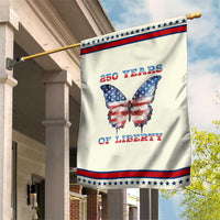 Patriotic Butterfly Garden Flag 250 Years Of Liberty