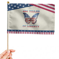 Patriotic Butterfly Patriotic Handheld Flag 250 Years Of Liberty