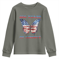 Patriotic Butterfly Youth Sweatshirt 250 Years Of Liberty