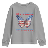 Patriotic Butterfly Youth Sweatshirt 250 Years Of Liberty
