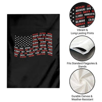 Vintage American Flag 50 States Garden Flag Patriotic Gift