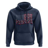 Vintage American Flag 50 States Hoodie Patriotic Gift