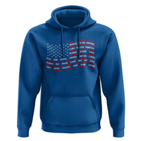 Vintage American Flag 50 States Hoodie Patriotic Gift