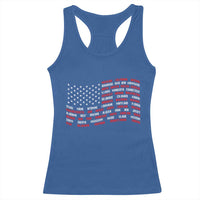 Vintage American Flag 50 States Racerback Tank Top Patriotic Gift