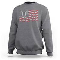 Vintage American Flag 50 States Sweatshirt Patriotic Gift