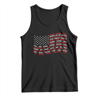 Vintage American Flag 50 States Tank Top Patriotic Gift