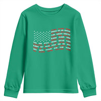 Vintage American Flag 50 States Youth Sweatshirt Patriotic Gift