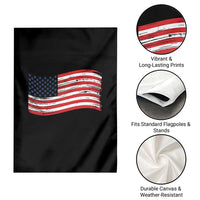 Vintage Patriotic American Flag Dog And Cat Paw Garden Flag Gift For Pet Lover