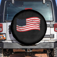 Vintage Patriotic American Flag Dog And Cat Paw Spare Tire Cover Gift For Pet Lover