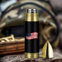Vintage Patriotic American Flag Dog And Cat Paw Bullet Tumbler Gift For Pet Lover