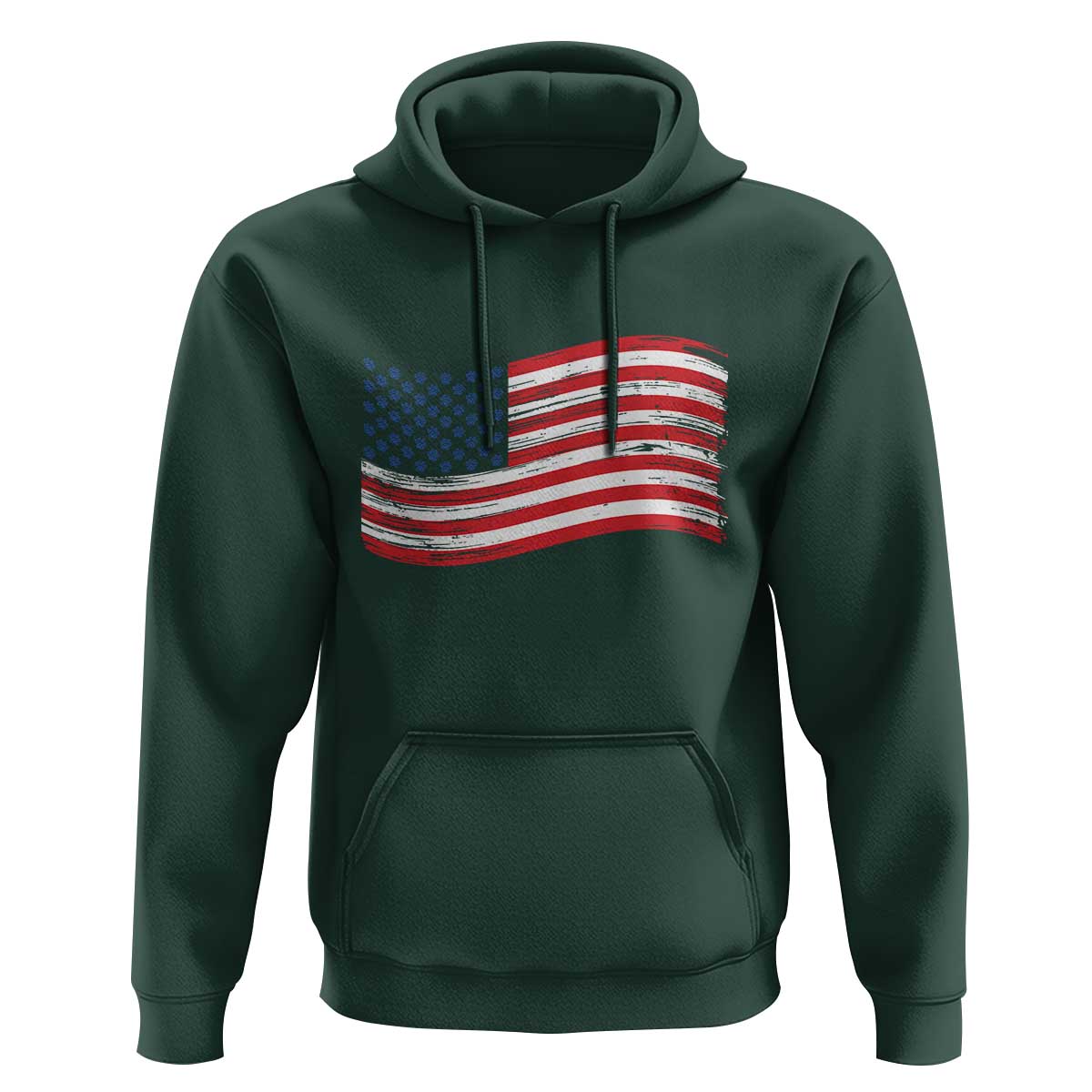 Vintage Patriotic American Flag Dog And Cat Paw Hoodie Gift For Pet Lover