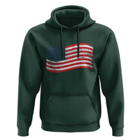 Vintage Patriotic American Flag Dog And Cat Paw Hoodie Gift For Pet Lover