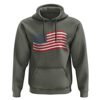 Vintage Patriotic American Flag Dog And Cat Paw Hoodie Gift For Pet Lover
