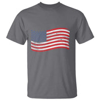 Vintage Patriotic American Flag Dog And Cat Paw T Shirt Gift For Pet Lover
