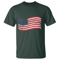 Vintage Patriotic American Flag Dog And Cat Paw T Shirt Gift For Pet Lover