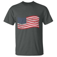 Vintage Patriotic American Flag Dog And Cat Paw T Shirt Gift For Pet Lover