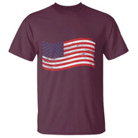 Vintage Patriotic American Flag Dog And Cat Paw T Shirt Gift For Pet Lover