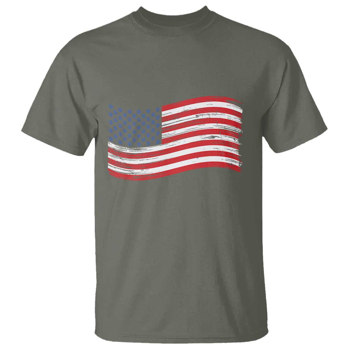 Vintage Patriotic American Flag Dog And Cat Paw T Shirt Gift For Pet Lover