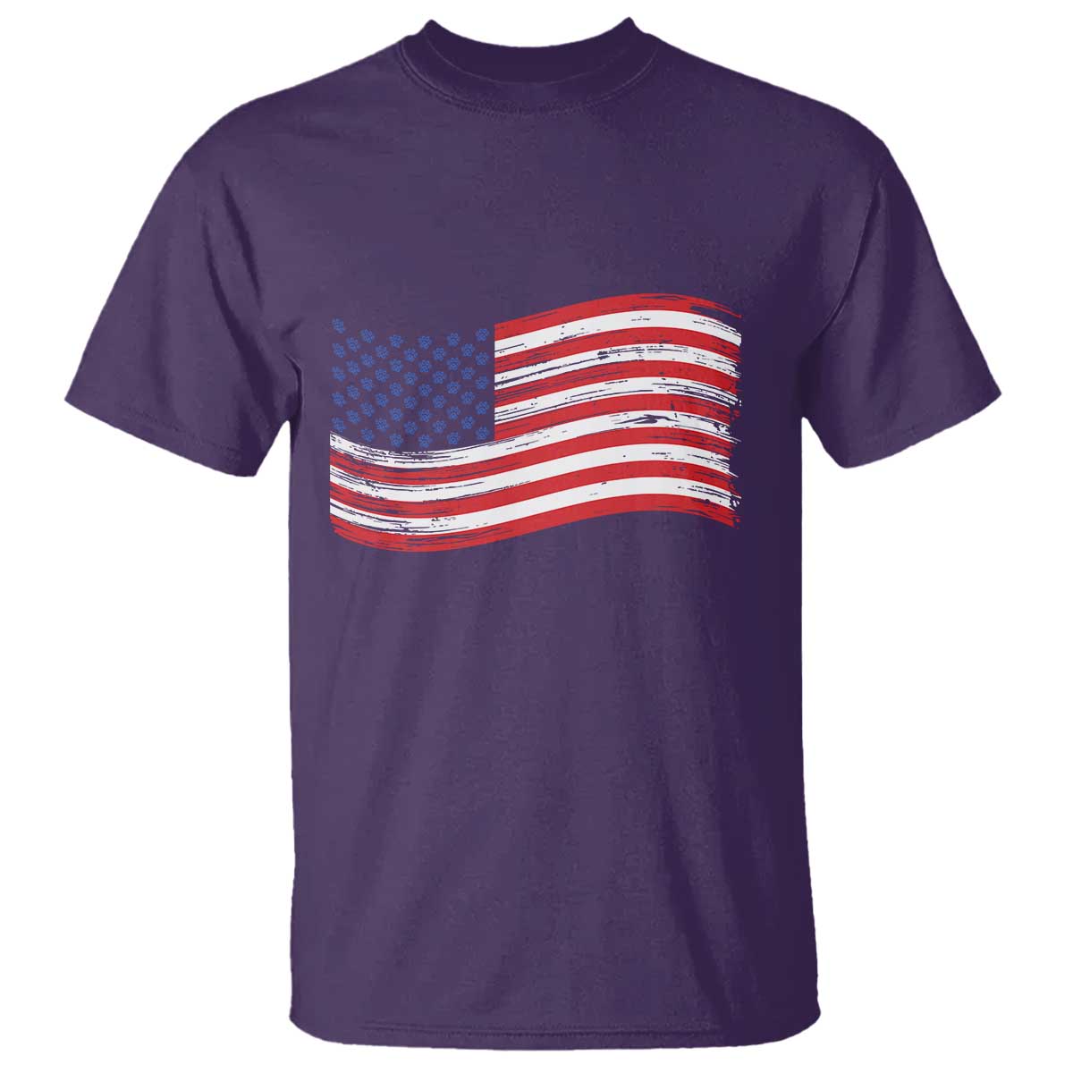 Vintage Patriotic American Flag Dog And Cat Paw T Shirt Gift For Pet Lover