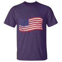 Vintage Patriotic American Flag Dog And Cat Paw T Shirt Gift For Pet Lover