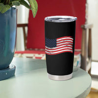 Vintage Patriotic American Flag Dog And Cat Paw Tumbler Cup Gift For Pet Lover