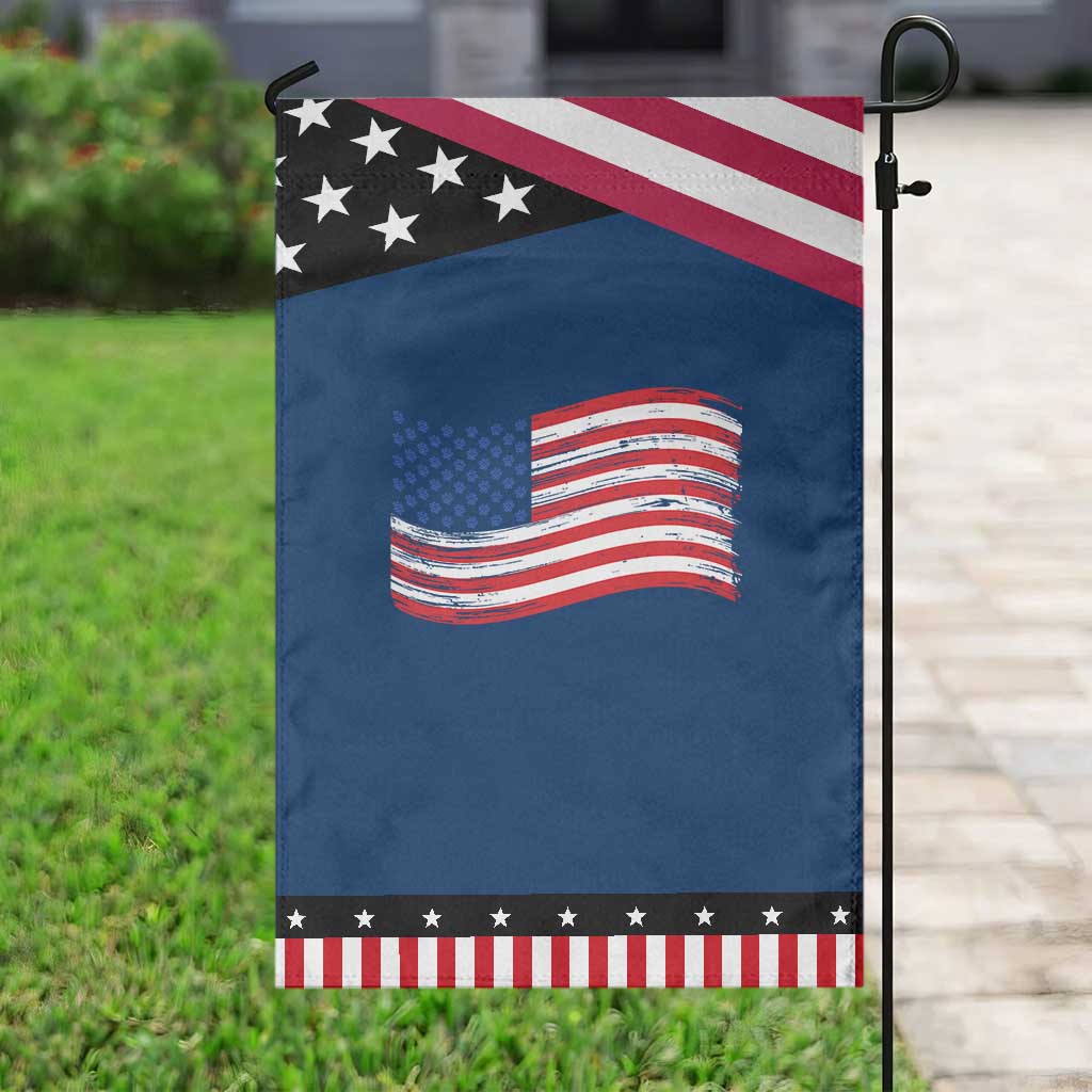 Vintage Patriotic American Flag Dog And Cat Paw Garden Flag Gift For Pet Lover