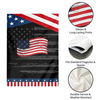 Vintage Patriotic American Flag Dog And Cat Paw Garden Flag Gift For Pet Lover