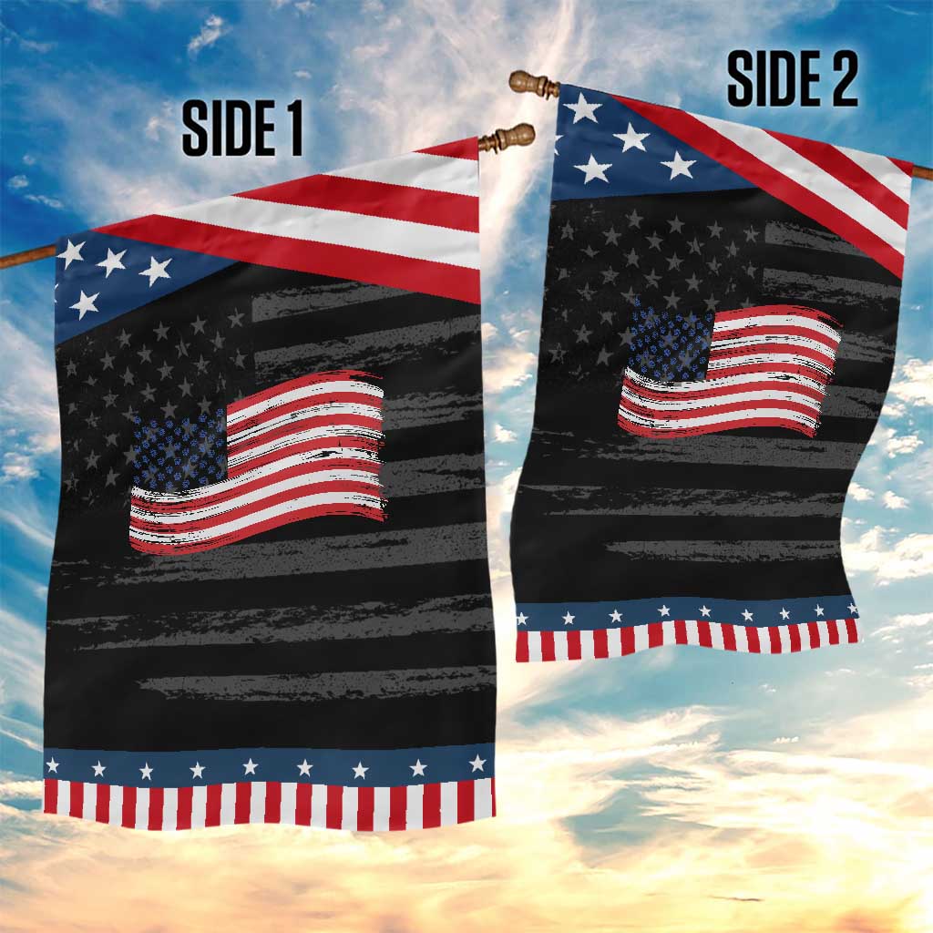 Vintage Patriotic American Flag Dog And Cat Paw Garden Flag Gift For Pet Lover