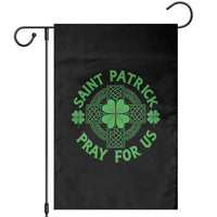 Saint Patrick Pray For Us Garden Flag St Patricks Day Celtic Cross