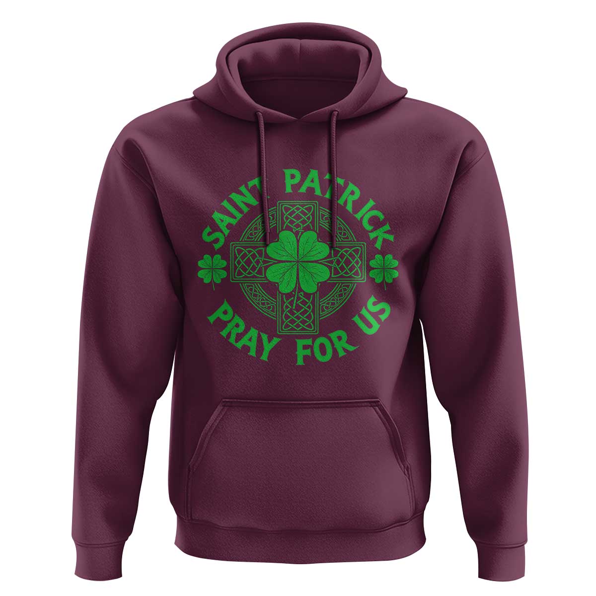 Saint Patrick Pray For Us Hoodie St Patricks Day Celtic Cross