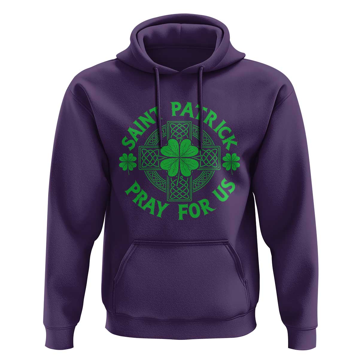 Saint Patrick Pray For Us Hoodie St Patricks Day Celtic Cross