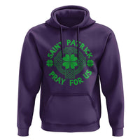 Saint Patrick Pray For Us Hoodie St Patricks Day Celtic Cross