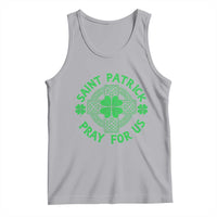 Saint Patrick Pray For Us Tank Top St Patricks Day Celtic Cross