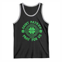 Saint Patrick Pray For Us Tank Top St Patricks Day Celtic Cross